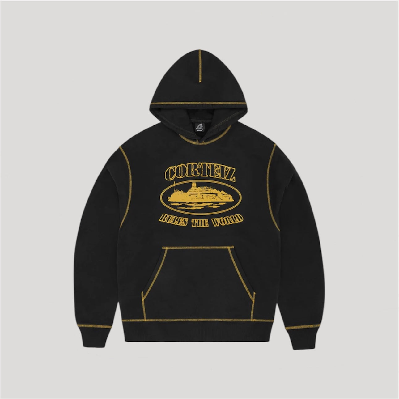 Hoodie Corteiz Alcatraz Contrast B/Y