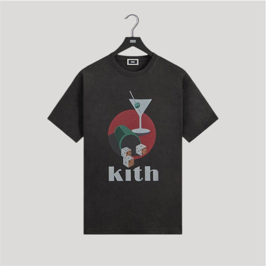 Camiseta Kith high roller vintage black